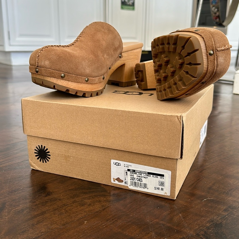 UGG Shearling Lined Clogs